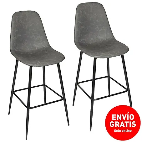 Home Deco Factory  Taburete de cocina Amber