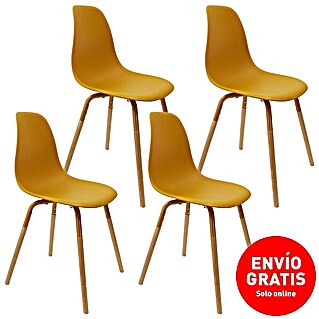 Silla Phenix (Mostaza, 4 pzs.)