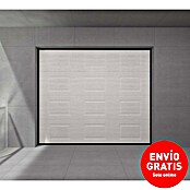 Solid Elements Puerta de garaje seccional PRO (250 x 212,5 cm, Blanco, Cuarterón) | BAUHAUS