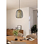 Eglo Encinitos Pendelleuchte rund ENCINITOS (40 W, Ø x H: 25,5 x 110 cm, Schwarz/Gold, E27) | BAUHAUS