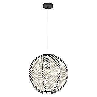 Eglo Led-hanglamp Waverton (Crème / Zwart, E27, Vermogen per lichtbron: 40 W, Aantal lichtbronnen: 1 st.)