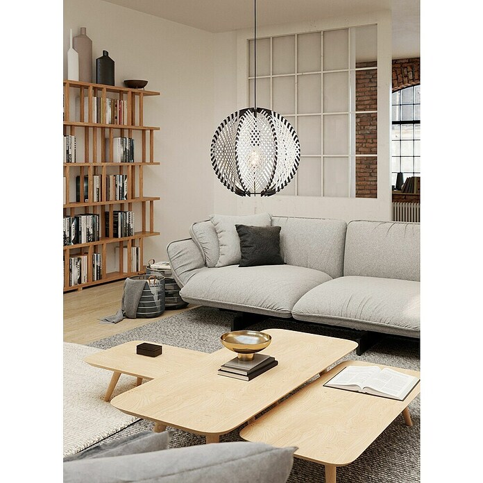 Eglo Hanglamp Waverton (Crème / Zwart, E27, Vermogen per lichtbron: 40 W) | BAUHAUS