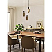 Eglo Hanglamp Maione 3-lichts Rookglas (Zwart, E27, Vermogen per lichtbron: 4 W, b x l: 30 x 30 cm) | BAUHAUS