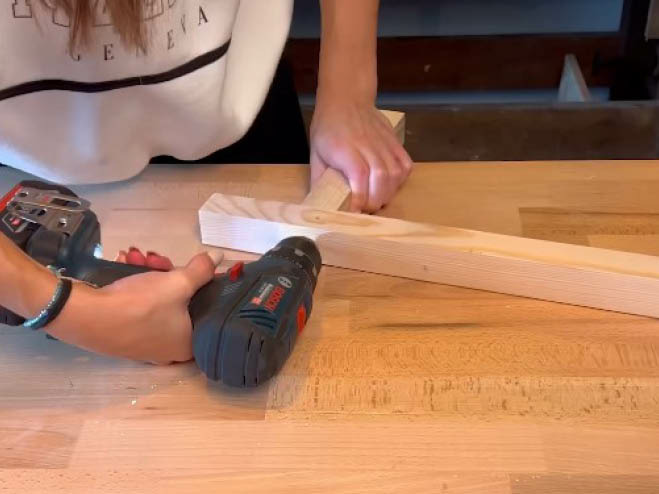 DIY Kaminholzregal Schritt 1