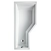 Ottofond Badewanne Flint A (Rechtsseitig, 170 x 80/55 x 45 cm, Sanitäracryl, Weiß)