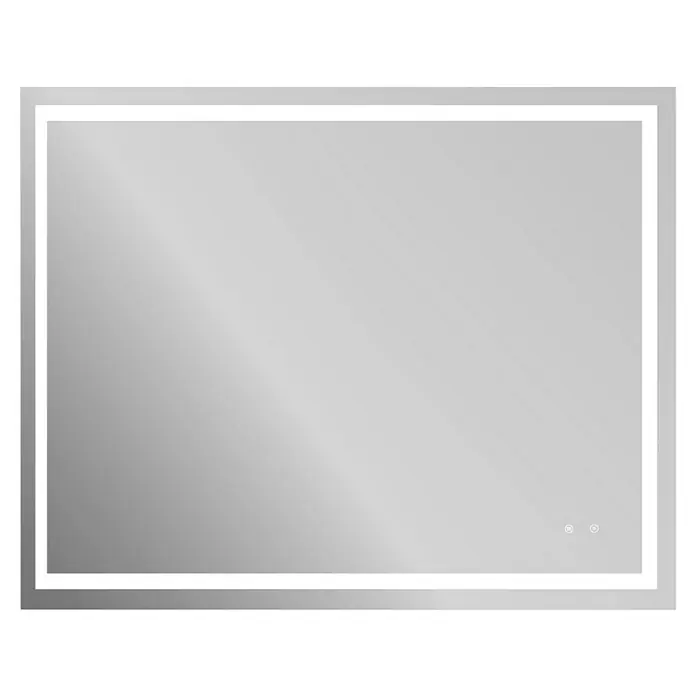Camargue Espejo con luz Aitana - 100 x 80 cm, Función antivaho, 28,16 W - Espejo rectangular iluminado con un diseño moderno. Ideal para baños, este espejo ofrece una iluminación brillante y uniforme.