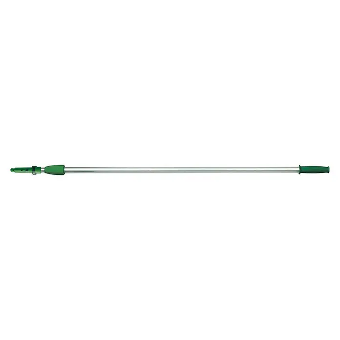 Unger Professional Teleskopstange OptiLoc - 250 cm, Aluminium, 2 -tlg. - Teleskopstiel für Reinigungsgeräte, ideal für schwer erreichbare Stellen. Verlängerbar für flexible Reinigung.