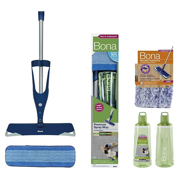 Bona Bodenreinigungs-Set Premium Spray Mop für Fliesen- und Laminatböden (5 -tlg.) | BAUHAUS