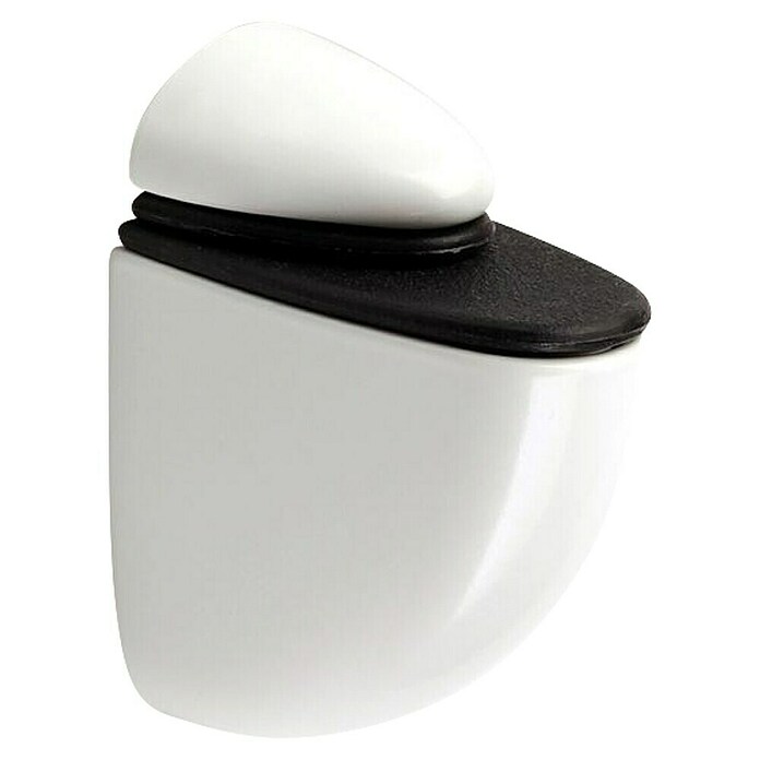 Rei Soporte de pared para estantes (Carga soportada: 25 kg, Apto para: Estantes, Blanco, 1 ud.)