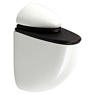 Rei Soporte de pared para estantes Pelican (L x An x Al: 5,4 x 4,1 x 2,6 cm, Blanco, Apto para: Estantes)