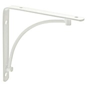 Rei Escuadra de soporte (L x An x Al: 15 x 15 x 2 cm, Carga soportada: 20 kg, Acero, Blanco)