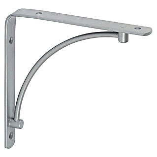 Rei Escuadra de soporte Arch (L x An x Al: 15 x 15 x 2 cm, Plateado)