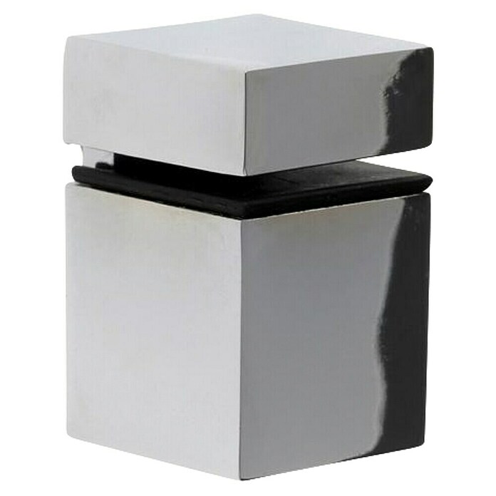 Rei Soporte de pared para estantes Brillante (Carga soportada: 20 kg, Apto para: Estantes, Cromo, 2 uds.)