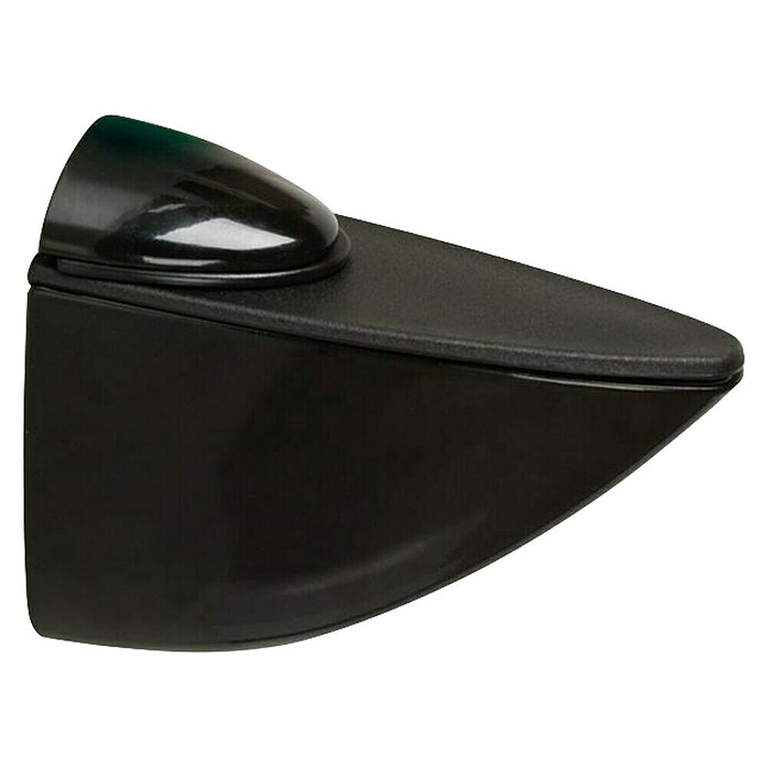 Rei Soporte de pared para estantes (Carga soportada: 40 kg, Apto para: Estantes, Negro, 1 ud.)