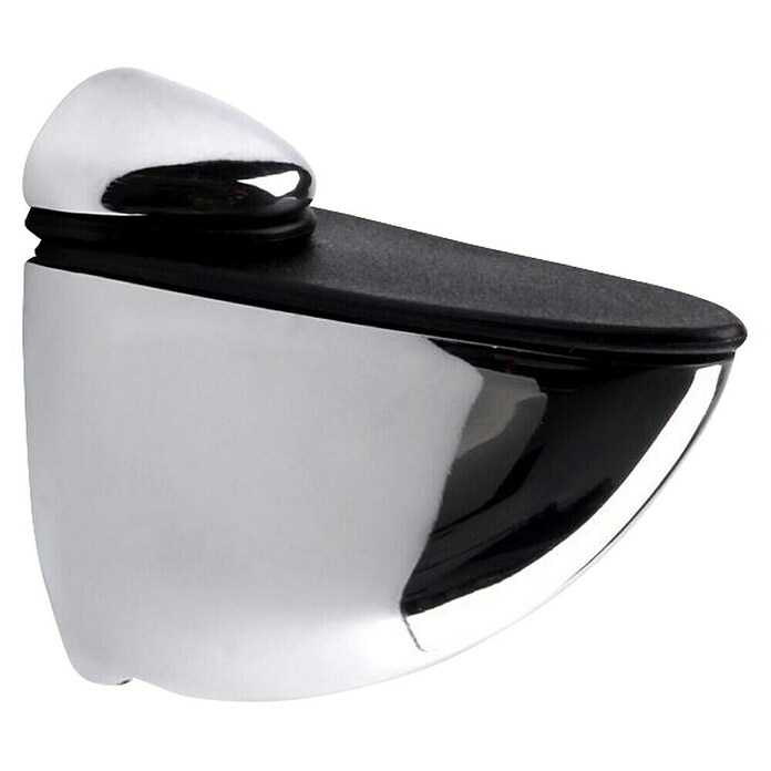 Rei Soporte de pared para estantes Brillante (Carga soportada: 30 kg, Apto para: Estantes, Cromo, 1 ud.)