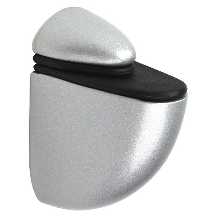 Rei Soporte de pared para estantes Mate (Carga soportada: 25 kg, Apto para: Estantes, Cromo, 1 ud.)