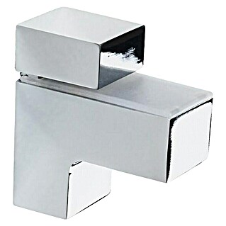 Rei Soporte de pared para estantes 2444 (Carga soportada: 20 kg, Apto para: Estantes, Cromo, 2 ud.)