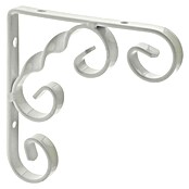 Rei Escuadra de soporte (L x An x Al: 13 x 13 x 1,2 cm, Carga soportada: 30 kg, Acero, Blanco)