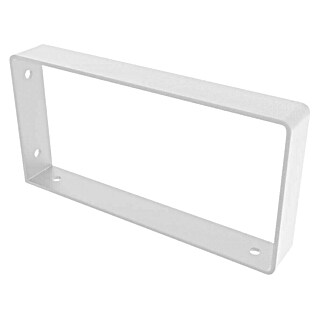 Rei Escuadra de pared recta (L x An x Al: 211 x 106 x 30 mm, Carga soportada: 30 kg, Blanco)