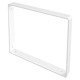 Rei Escuadra de pared recta (L x An x Al: 261 x 211 x 30 mm, Carga soportada: 30 kg, Blanco)