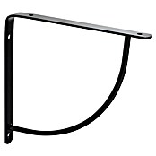 Rei Escuadra de soporte Belly XL (L x An x Al: 20 x 20 x 2 cm, Carga soportada: 30 kg, Acero, Negro) | BAUHAUS
