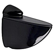 Rei Soporte de pared para estantes (Carga soportada: 30 kg, Apto para: Estantes, Negro, 1 ud.)