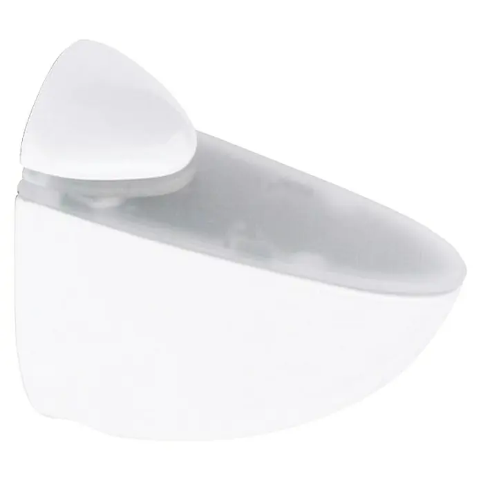 Rei Soporte de pared para estantes Pelican - L x An x Al: 6 x 7 x 2,6 cm, Blanco, Apto para: Estantes - Elegante inodoro suspendido blanco con función de bidé integrada, ideal para una actualización de baño moderna.