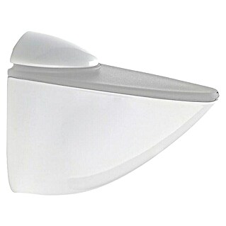 Rei Soporte de pared para estantes Pelican (L x An x Al: 8,9 x 10,6 x 4 cm, Blanco, Apto para: Estantes)