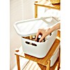 Rotho Aufbewahrungsbox Albula (L x B x H: 39,5 x 23,5 x 17,7 cm, Kunststoff, Weiß, 12 l) | BAUHAUS