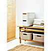 Rotho Aufbewahrungsbox Albula (L x B x H: 39,5 x 23,5 x 17,7 cm, Kunststoff, Weiß, 12 l) | BAUHAUS