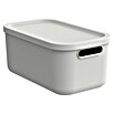 Rotho Aufbewahrungsbox Albula (L x B x H: 39,5 x 23,5 x 17,7 cm, Kunststoff, Weiß, 12 l) | BAUHAUS