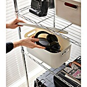 Rotho Aufbewahrungsbox Albula (L x B x H: 39,5 x 23,5 x 17,7 cm, Kunststoff, Weiß, 12 l) | BAUHAUS