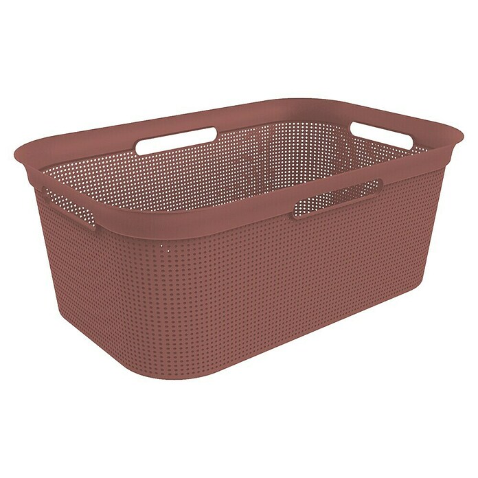 Rotho Wäschekorb Brisen (L x B x H: 596 x 396 x 232 mm, Rostrot, 41 l, Kunststoff) | BAUHAUS