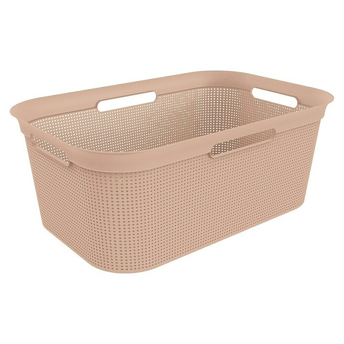 Rotho Wäschekorb Brisen (L x B x H: 596 x 396 x 232 mm, Rosa, 41 l, Kunststoff) | BAUHAUS