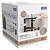 Rotho Aufbewahrungsbox Brisen mit Tower (L x B x H: 366 x 296 x 770 mm, Kunststoff, Cappuccino) | BAUHAUS