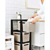 Rotho Aufbewahrungsbox Brisen mit Tower (L x B x H: 366 x 296 x 770 mm, Kunststoff, Cappuccino) | BAUHAUS