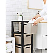 Rotho Aufbewahrungsbox Brisen mit Tower (L x B x H: 366 x 296 x 770 mm, Kunststoff, Cappuccino) | BAUHAUS