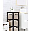 Rotho Aufbewahrungsbox Brisen mit Tower (L x B x H: 366 x 296 x 770 mm, Kunststoff, Cappuccino) | BAUHAUS