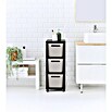 Rotho Aufbewahrungsbox Brisen mit Tower (L x B x H: 366 x 296 x 770 mm, Kunststoff, Cappuccino) | BAUHAUS