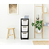 Rotho Aufbewahrungsbox Brisen mit Tower (L x B x H: 366 x 296 x 770 mm, Kunststoff, Weiß) | BAUHAUS