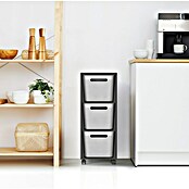 Rotho Aufbewahrungsbox Brisen mit Tower (L x B x H: 366 x 296 x 770 mm, Kunststoff, Weiß) | BAUHAUS