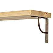 Rei Escuadra de soporte (L x An x Al: 15 x 15 x 2 cm, Carga soportada: 20 kg, Acero, Blanco)