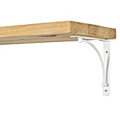 Rei Escuadra de soporte (L x An x Al: 15 x 15 x 2 cm, Carga soportada: 20 kg, Acero, Blanco)