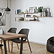 Rei Escuadra de pared recta (L x An x Al: 311 x 211 x 30 mm, Carga soportada: 30 kg, Negro) | BAUHAUS