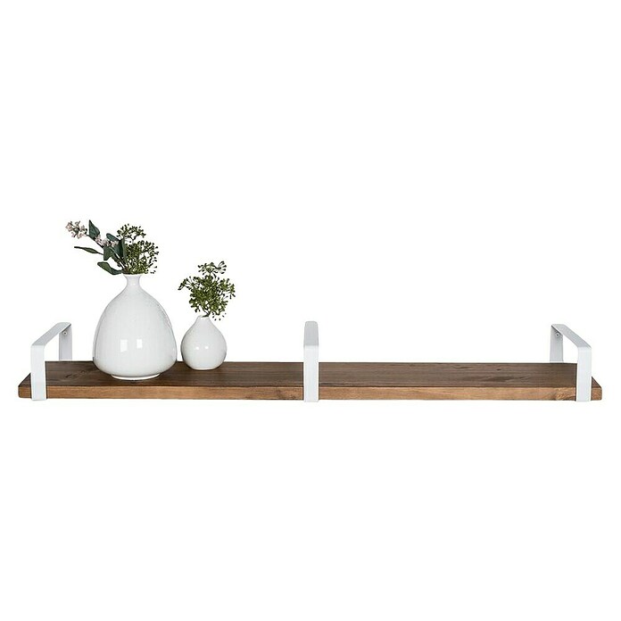 Rei Escuadra de pared recta (L x An x Al: 261 x 126 x 30 mm, Carga soportada: 30 kg, Blanco) | BAUHAUS