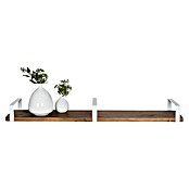 Rei Escuadra de pared recta (L x An x Al: 261 x 126 x 30 mm, Carga soportada: 30 kg, Blanco) | BAUHAUS