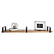 Rei Escuadra de pared recta (L x An x Al: 261 x 126 x 30 mm, Carga soportada: 30 kg, Negro) | BAUHAUS