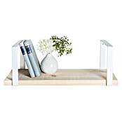 Rei Escuadra de pared recta (L x An x Al: 261 x 211 x 30 mm, Carga soportada: 30 kg, Blanco) | BAUHAUS
