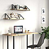 Rei Escuadra de pared Tri (L x An x Al: 261 x 211 x 30 mm, Carga soportada: 30 kg, Negro) | BAUHAUS