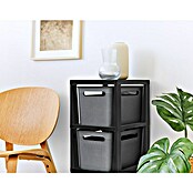 Rotho Aufbewahrungsbox Brisen mit Tower (L x B x H: 366 x 296 x 770 mm, Kunststoff, Anthrazit) | BAUHAUS